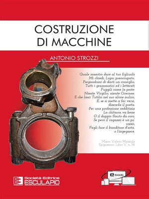 cover image of Costruzione di Macchine